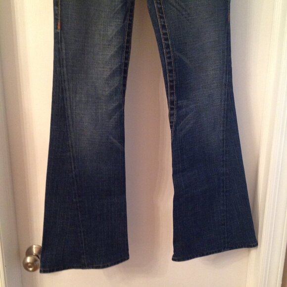 True Religion Flare Bootcut Denim Jeans 26 USA - Picture 3 of 10